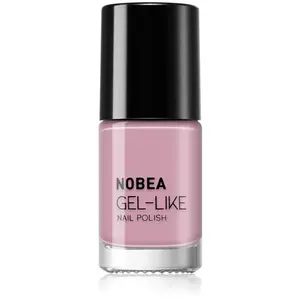 NOBEA Day-to-Day Gel-like Nail Polish lak na nechty s gélovým efektom odtieň Old style pink #N50 6 ml
