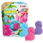Craze INKEE Flamingo bomba do kúpeľa pre deti 3x55 g