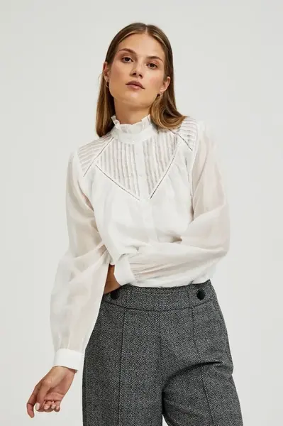 Marisse Women's Shirt Z-Ko-4524 White