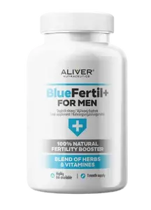 ALIVER BlueFertil+ mužská plodnosť 120 kapsúl