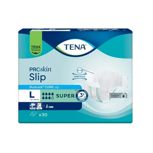 TENA Slip Super L inkontinenčné nohavičky 30 ks