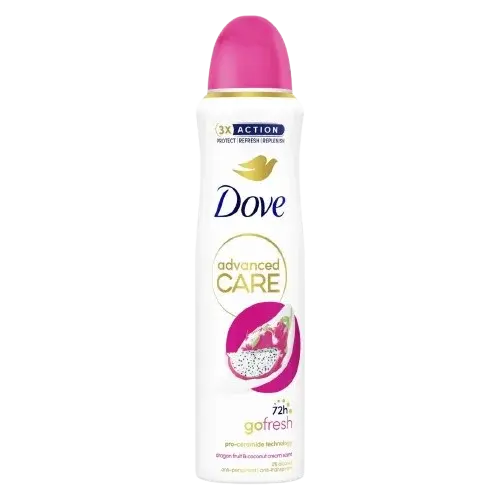 DOVE Advanced Care Dragon Fruit&Cocconut Antiperspirant sprej 150 ml