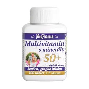 MEDPHARMA Multivitamín s minerálmi 50+ 107 tablet