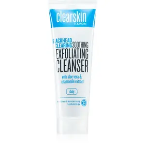 Avon Clearskin Blackhead Clearing čistiaci peelingový gél proti čiernym bodkám 100 ml