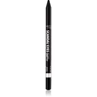 Rimmel Scandal'Eyes Khôl Kajal vodeodolná ceruzka na oči odtieň 001 Black 1.3 g