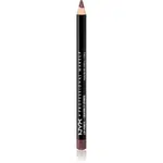 NYX Professional Makeup Slim Lip Pencil precízna ceruzka na pery odtieň 809 Mahogany 1 g
