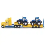 Siku Farmer Ťahač s vlekom a 2 traktory New Holland 1:87