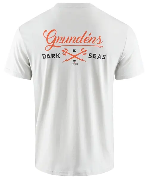 Grundéns tričko dark seas x grundens common bond ss t-shirt oyster - xxl
