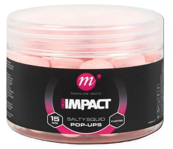 Mainline pop up hi impact salty squid 15 mm