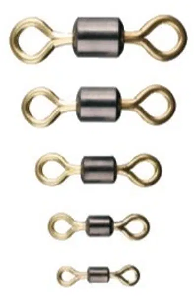Cralusso obratlík golden swivel 12 ks - veľkosť 7