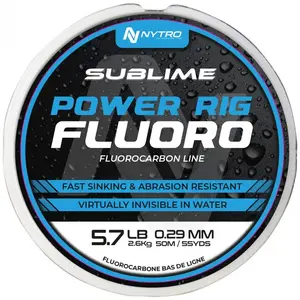 Nytro fluorocarbon sublime power rig fluoro 50 m - 0,19 mm