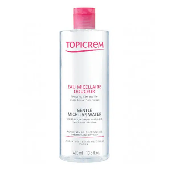 Topicrem Jemná čistiaca micelárna voda pre citlivú pleť a oči (Gentle Micellar Water) 200 ml