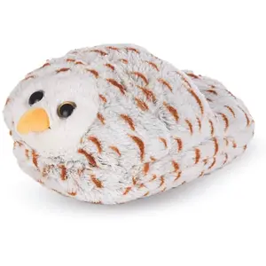 Cozy Noxxiez Snežná sova Hrejivý plyšový pantofel