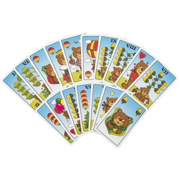 Prší jednohlavé karty pre deti