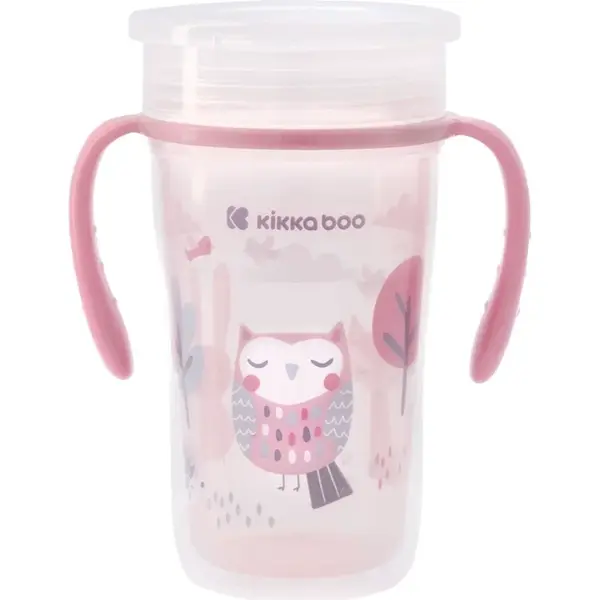 KikkaBoo Hrnček trénovací 300 ml Owl