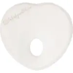 KikkaBoo Ergonomický vankúšik z pamäťovej peny Heart Airknit White