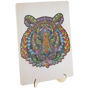 Craft Creative Drevené puzzle Lev 130 dielikov