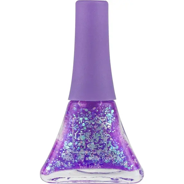 Lukky Lak na nechty zlupovací fialový s trblietkami