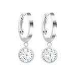 Preciosa Strieborné náušnice s trblietavými zirkónmi Lucea 5297 00