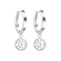 Preciosa Strieborné náušnice s trblietavými zirkónmi Lucea 5297 00