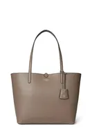 Oboustranná kabelka Lauren Ralph Lauren béžová barva, 431795329