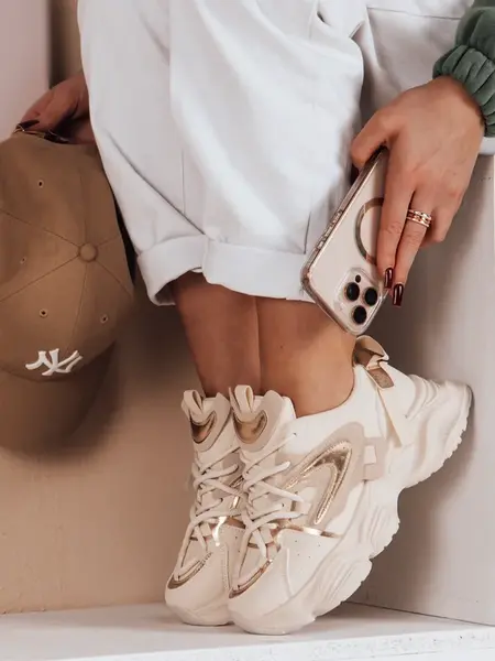 Dámske sneakersy EASYPACE bežové