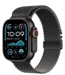 APPLE Watch Ultra 2 (2024) 49mm Čierny titán s titánovým milánskym ťahom čierny M