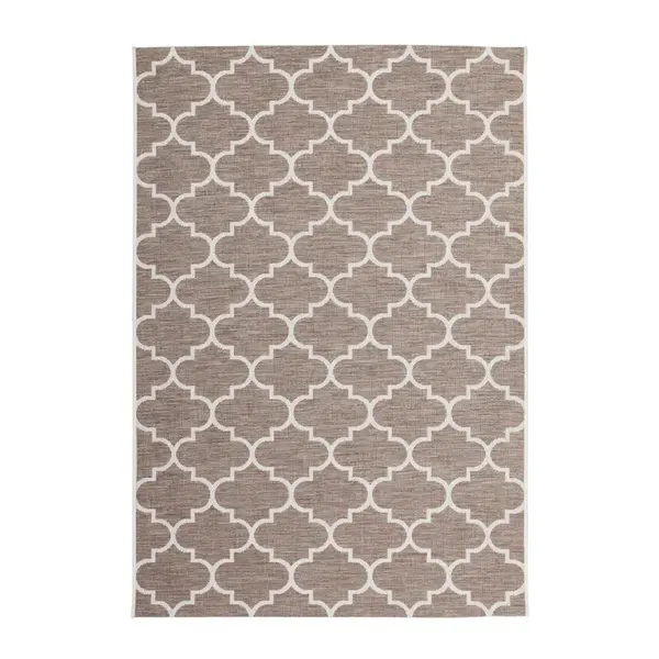 KOBEREC TKANÝ NA PLOCHO, 120/170 cm, béžová