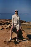 Marisse Women's Shorts L-Sh-4304 L.Beige