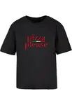 Women's T-shirt Pizza Please black