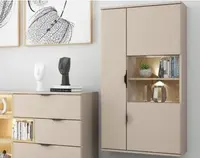 Závesná vitrína Avola, béžová kašmír/dub cremona%