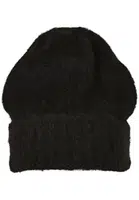 Knitted beanie - black