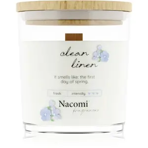 Nacomi Soy Candle Home Fragrances vonná svíčka s dřevěným knotem 140 g