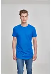Long T-shirt in the shape of bright blue