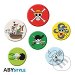 One Piece Sada odznakov Skulls