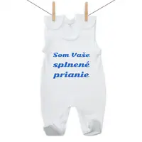 Boodyy Dupačky Splnené prianie Modrá 50 (0 mesiacov)