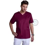 Pánska/ unisex blúza V výstrih - vínová XL