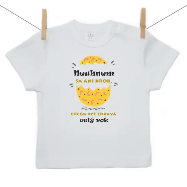Boodyy Tričko s krátkym rukávom Neuhnem sa ani krok ... 68 (3-6 mesiacov)