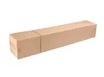 25 ks - Kartonový tubus 150x150x1050 dno + víko