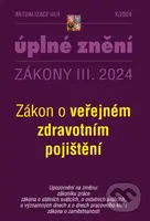 Aktualizace III/4 / 2024 - zákon o veřejném zdravotním pojištění