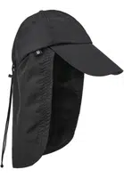 Black sunscreen cap