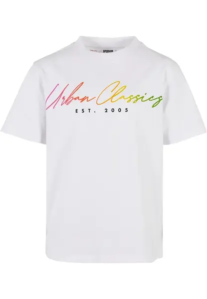 Boys Script Logo T-Shirt White