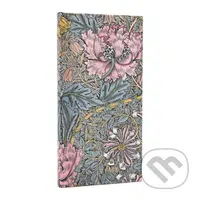 Paperblanks - týždenný diár Morris Pink Honeysuckle 2026
