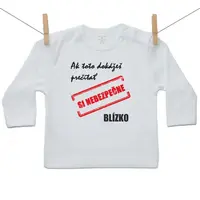 Boodyy Tričko s dlhým rukávom Nebezpečne blízko 98 (2-3 roky)