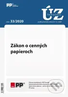 UZZ 33/2020 Zákon o cenných papieroch