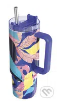 Nerezový termohrnček so slamkou Vibe Midnight Forest 880 ml - hra z kategorie Quokka