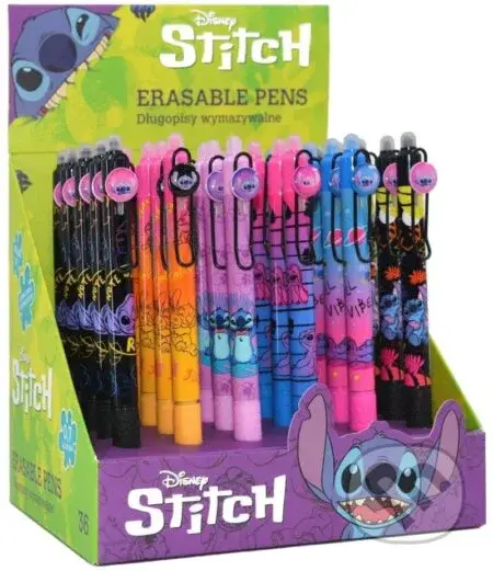 Colorino gumovateľné pero Stitch Black - mix motivov