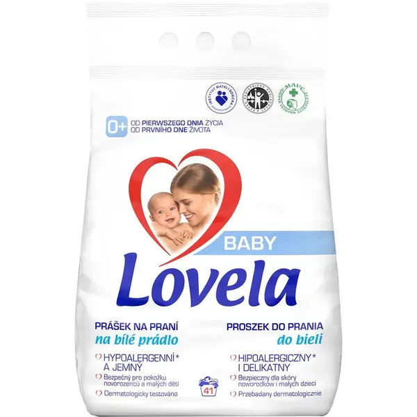 LOVELA Baby prací prostriedok na bielu bielizeň 4,1kg / 41 praní