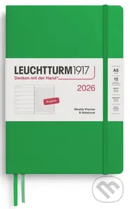 Weekly Planner & Notebook 2026 Medium (A5) Spring Leaf,Weekly Planner & Notebook 2026 Medium (A5) Spring Leaf
