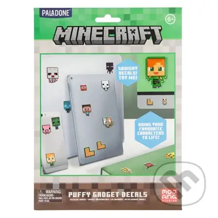 Sada 3D samolepiek Minecraft